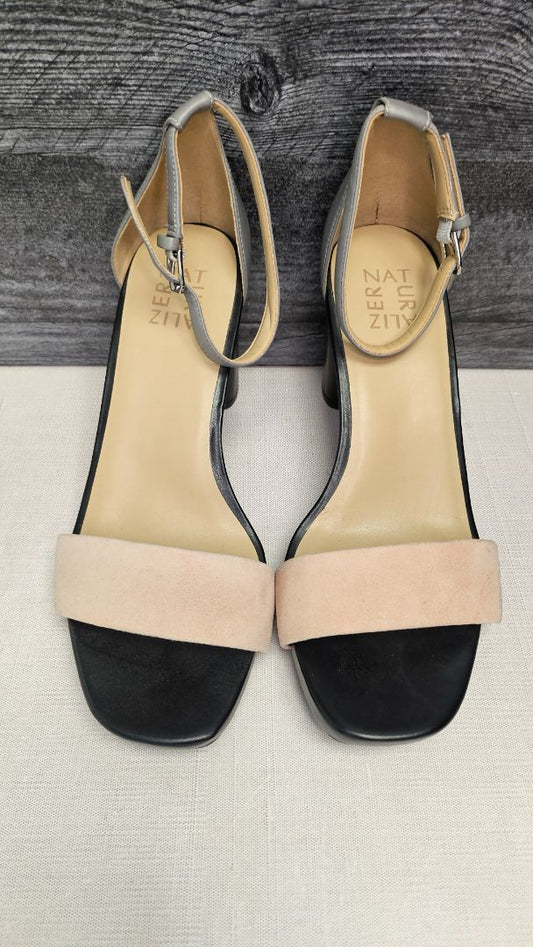 Naturalizer Grey/Nude Strappy Heel (40)