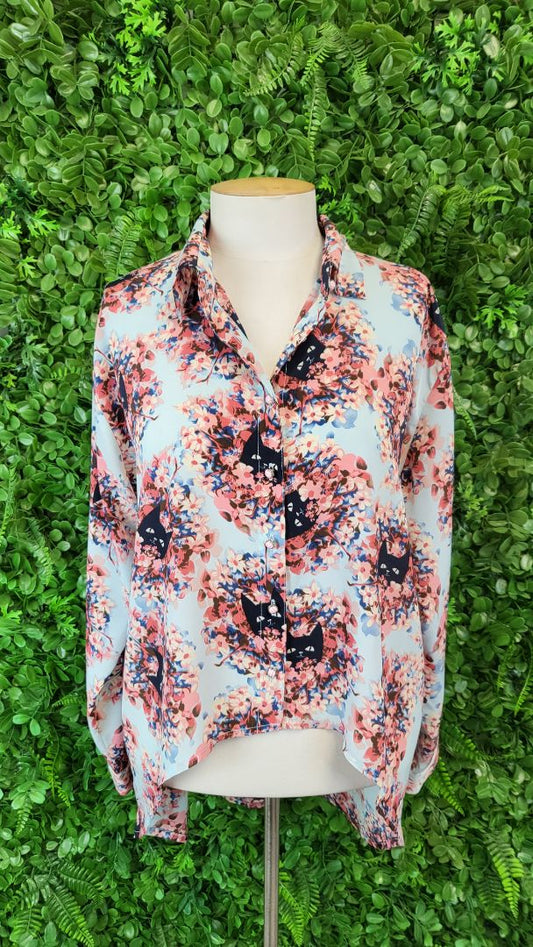 Demgirl Print Cat Shirt (10)