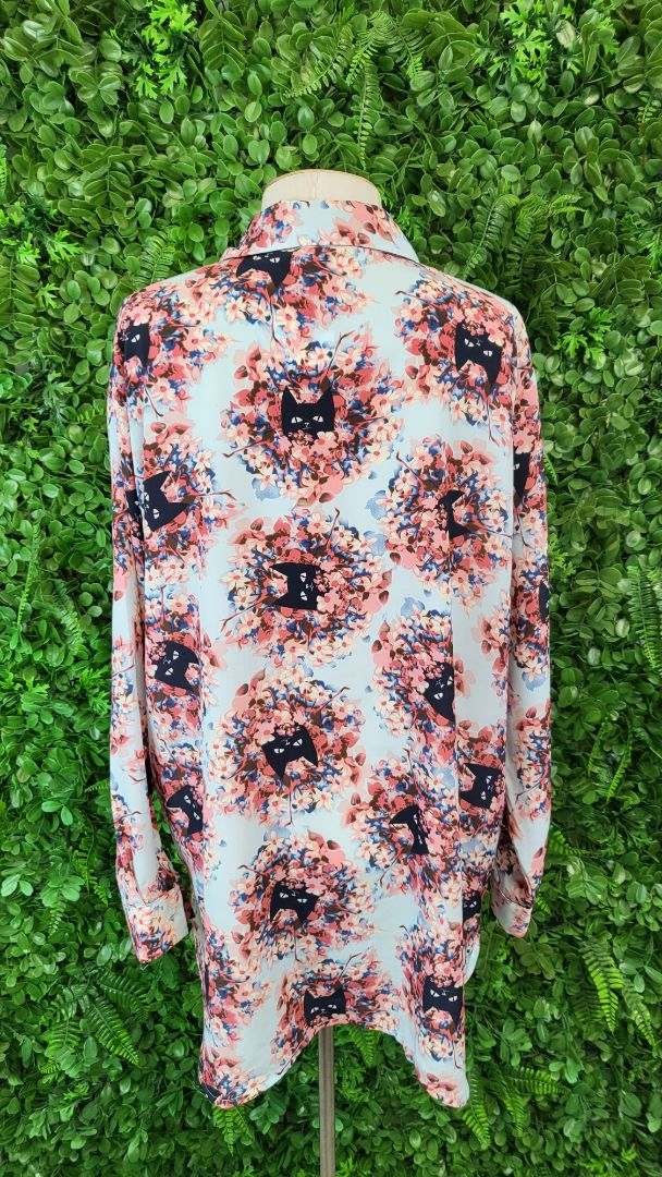 Demgirl Print Cat Shirt (10)