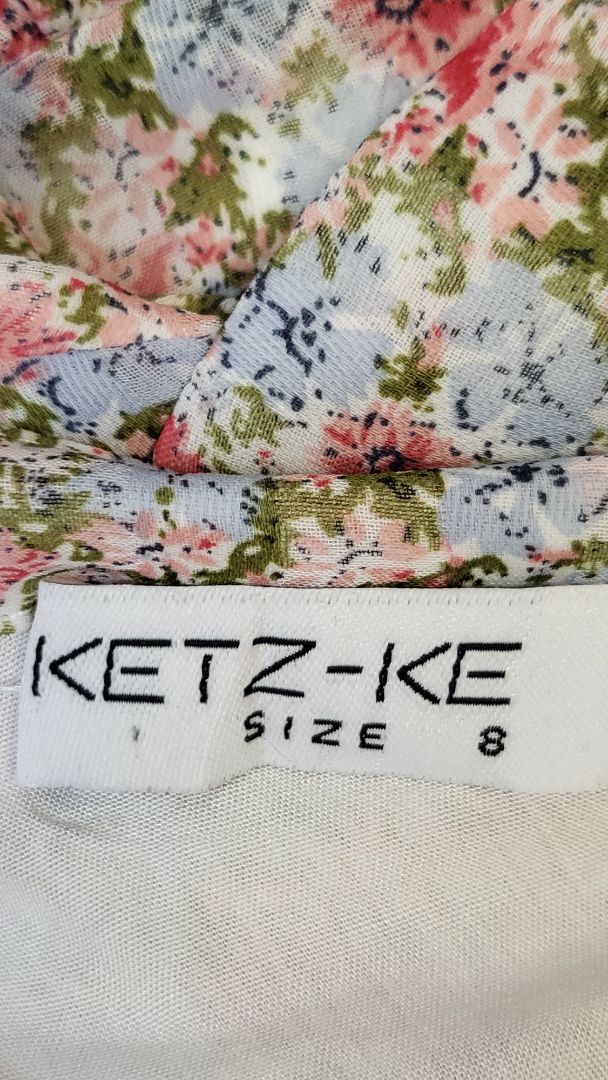 Ketz-ke Floral Boston Dress (8))