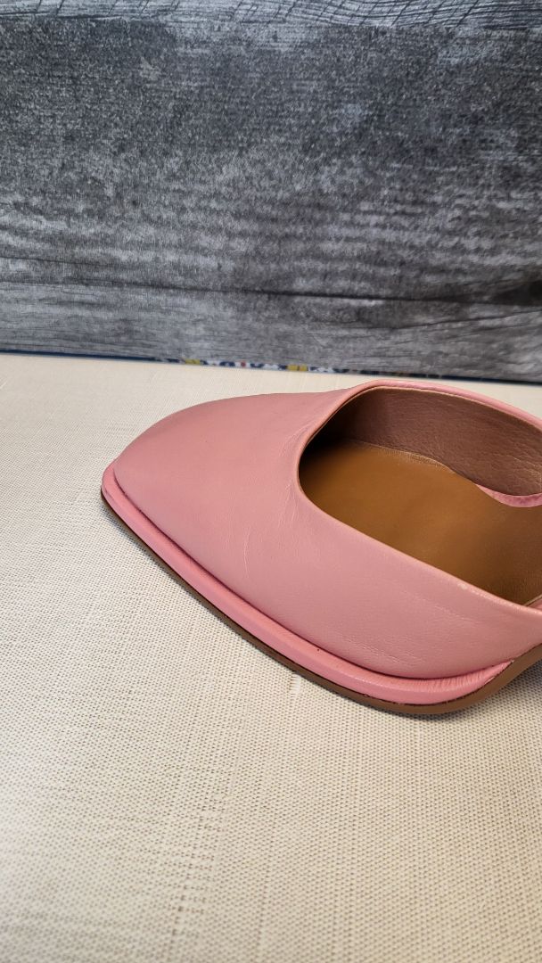 Mi Piaci Pink Leather Heels (39)
