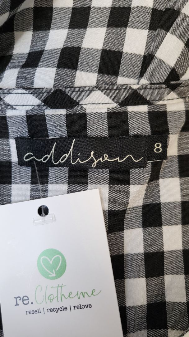 Addison B/W Gingham Playsuit (8)