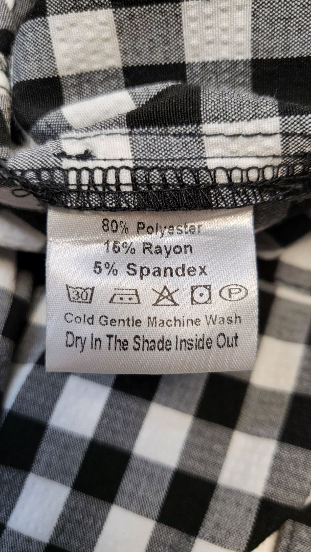 Addison B/W Gingham Playsuit (8)