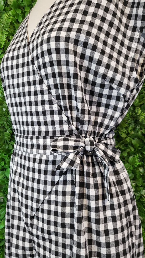 Addison B/W Gingham Playsuit (8)
