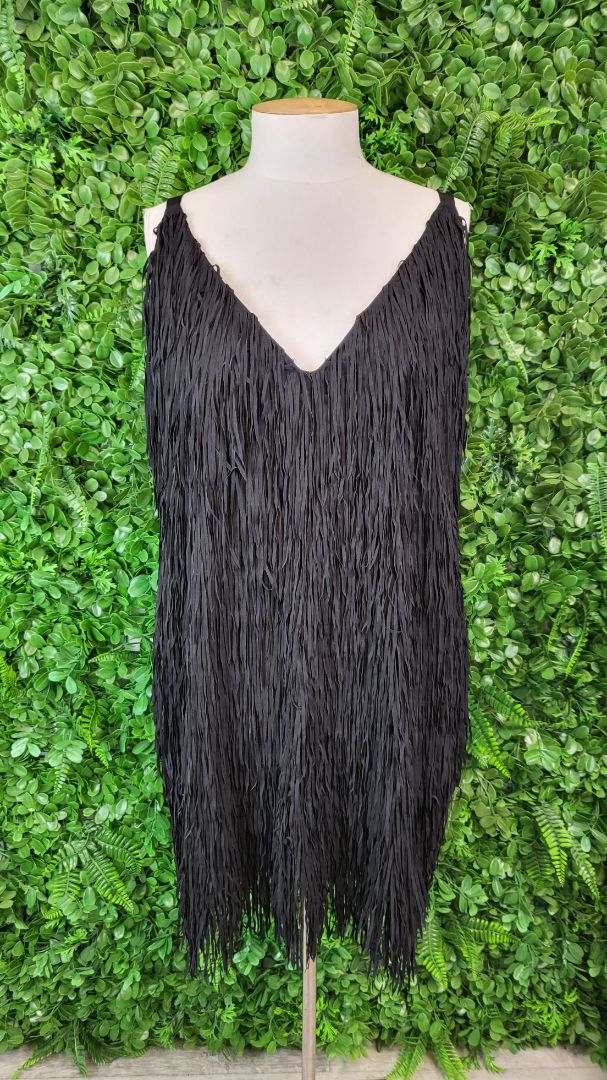Liam from Ruby Black Fringe Dress (10-12)