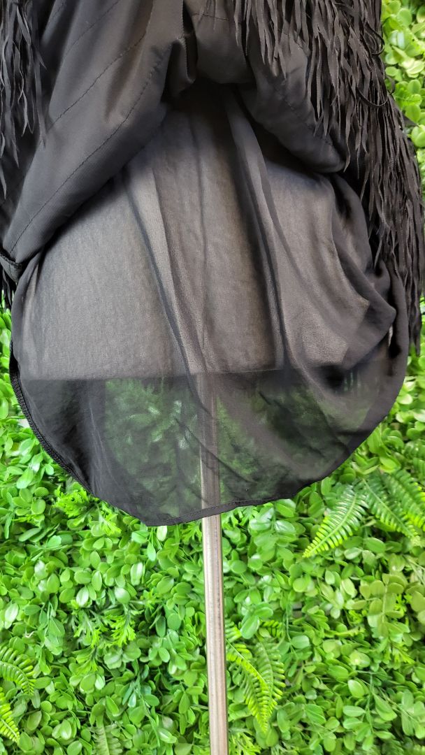 Liam from Ruby Black Fringe Dress (10-12)