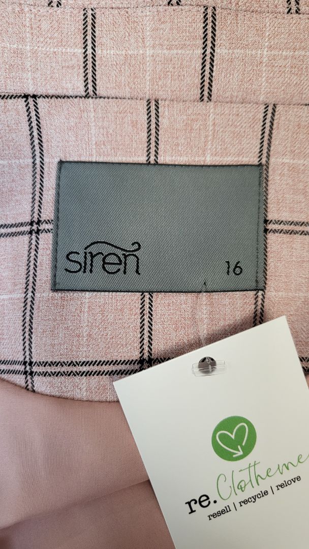 Siren Pink Check Blazer (16)