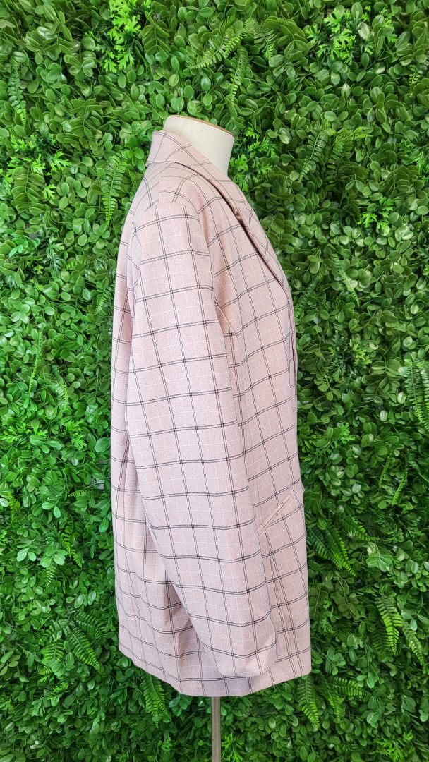 Siren Pink Check Blazer (16)