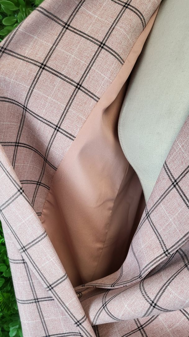 Siren Pink Check Blazer (16)