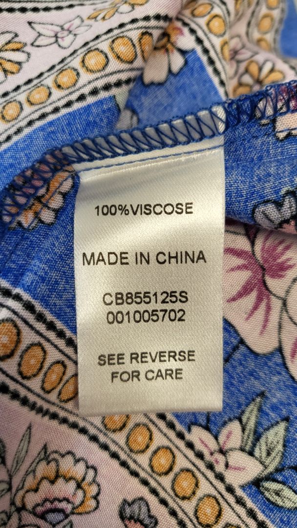 Coco & Belle Blue Floral Dress (14-16)