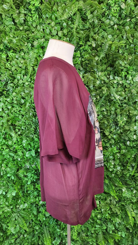 Curate Burgundy Picture Perfect Top (10)