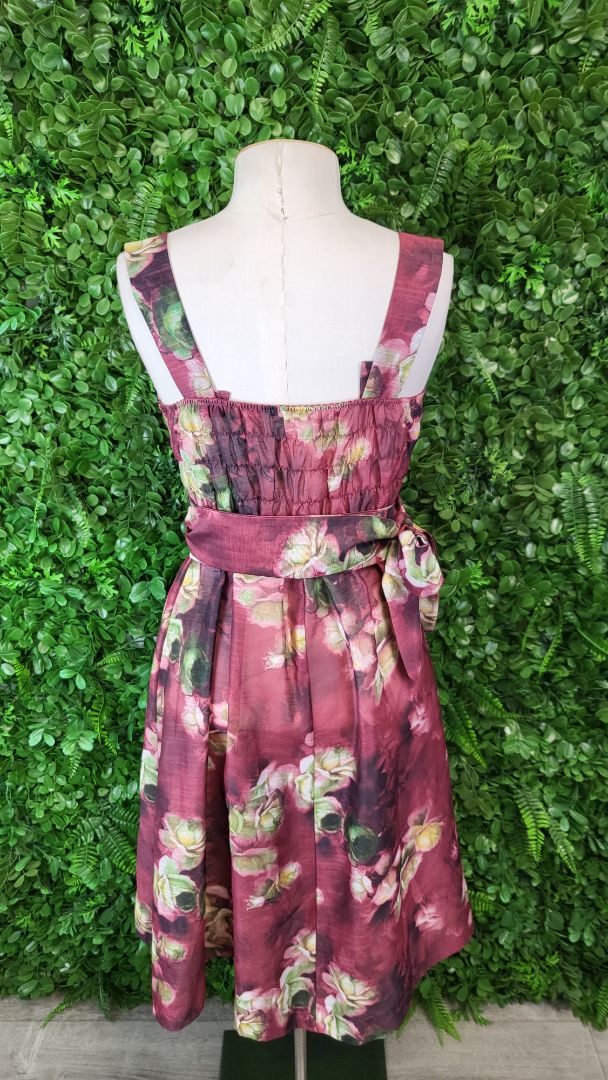 Annah Stretton Merlot Rosette Dress (10)