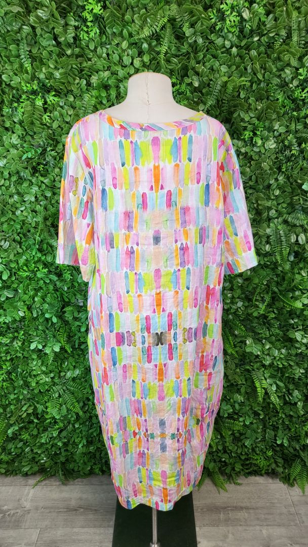 Jellicoe Multi Linen Blend Dress (16)