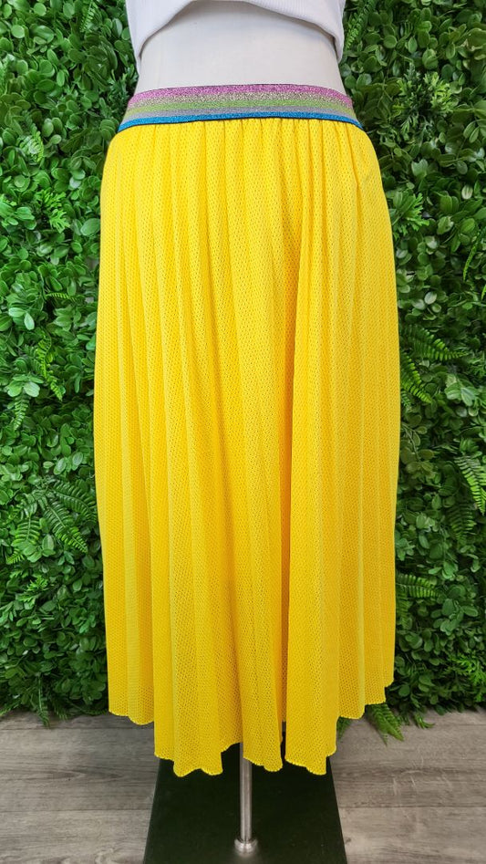 Frankie’s Melbourne Yellow Pleated Skirt (12)