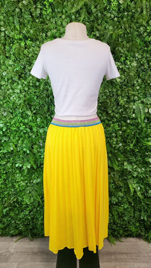 Frankie’s Melbourne Yellow Pleated Skirt (12)