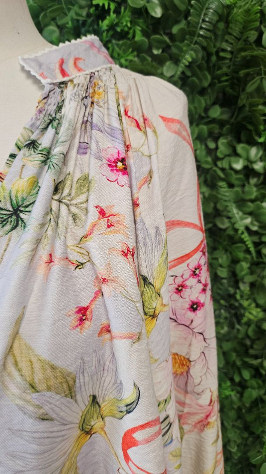 Iris Maxi Black Floral Blouse (16)