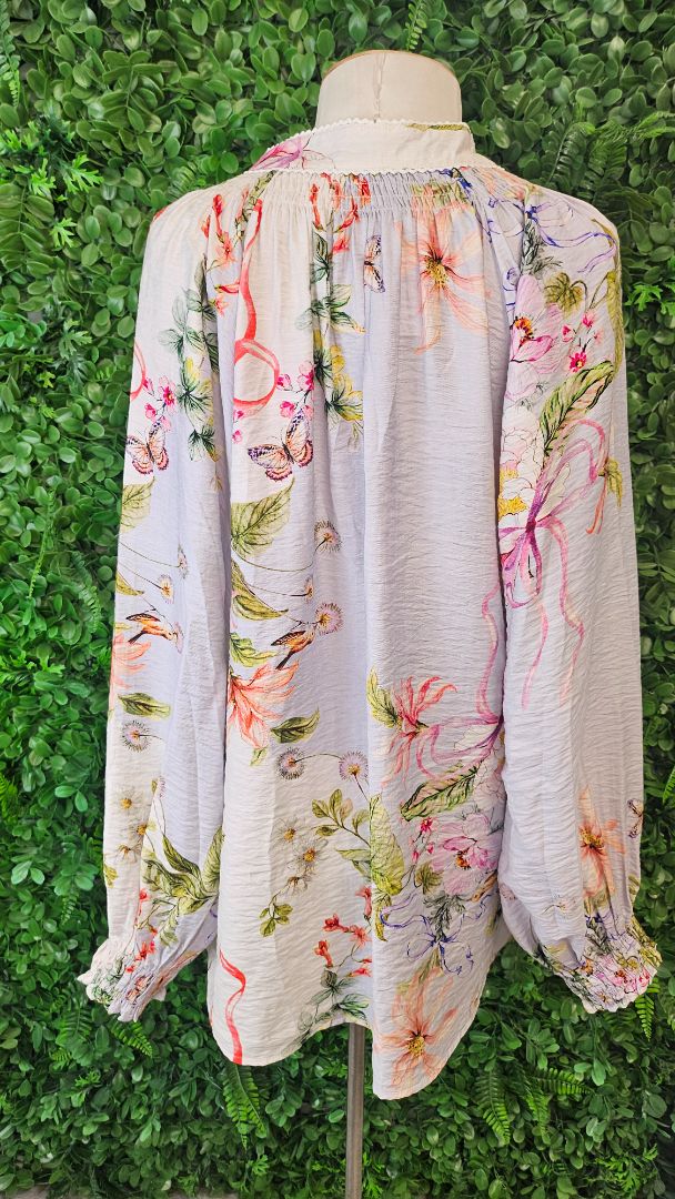Iris Maxi Black Floral Blouse (16)