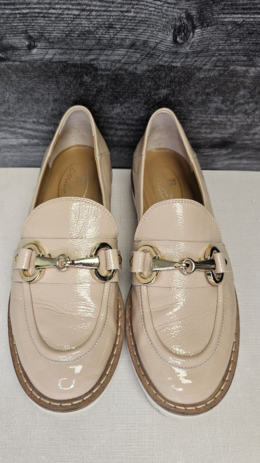 Browns Couture Latte Patent Loafer (38.5)