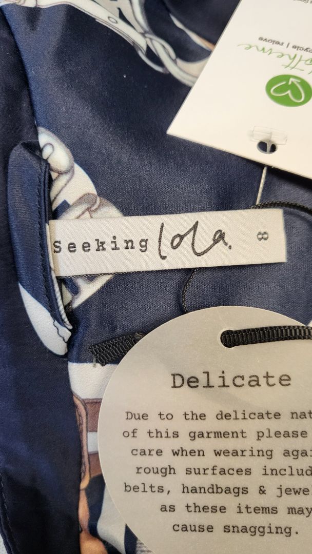 Seeking Lola Print Bomber Jacket BNWT (8)