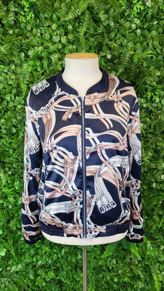 Seeking Lola Print Bomber Jacket BNWT (8)