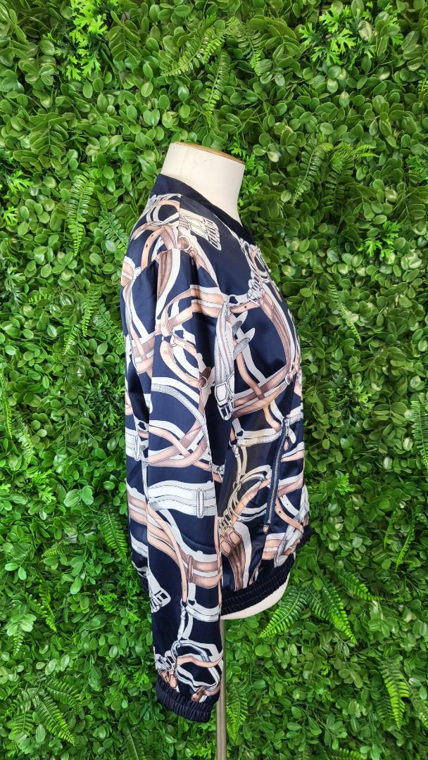 Seeking Lola Print Bomber Jacket BNWT (8)