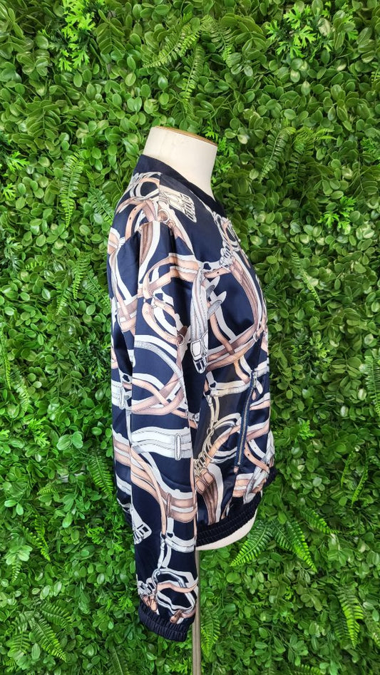 Seeking Lola Print Bomber Jacket BNWT (8)