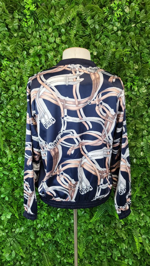 Seeking Lola Print Bomber Jacket BNWT (8)