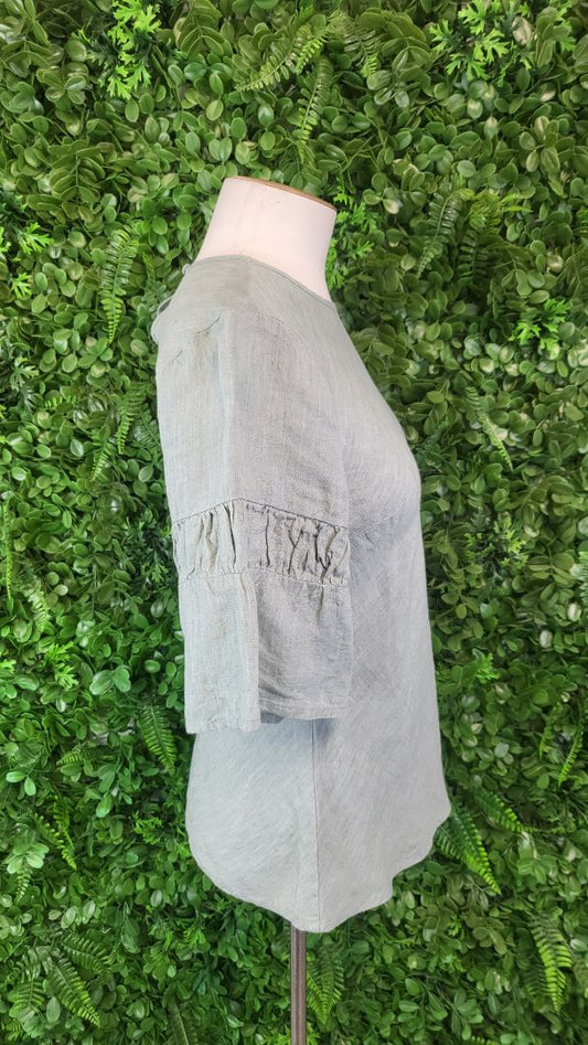 Max Sage Linen Top (6)