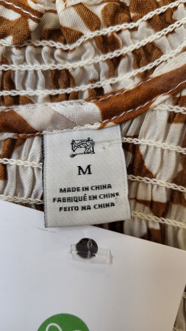 Scotch & Soda Brown/White Patterned Blouse (12)