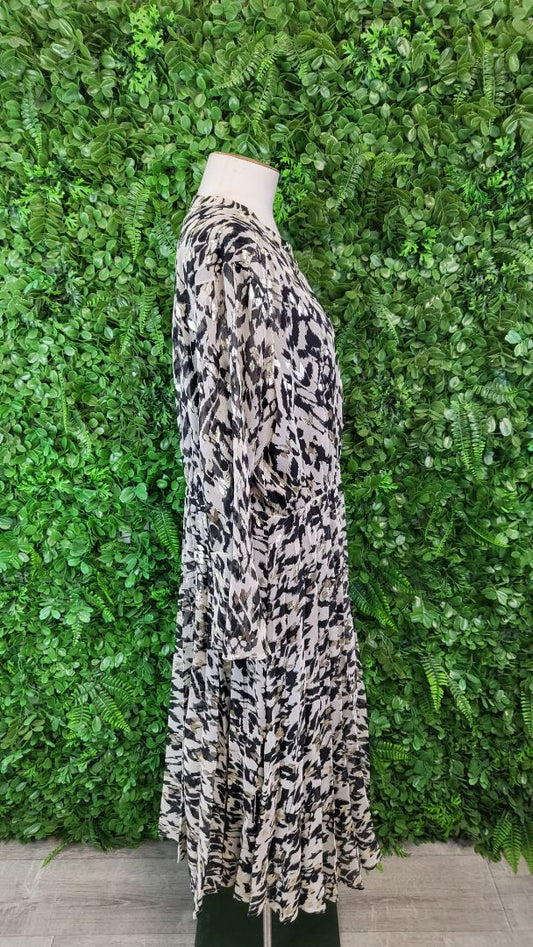 Part Two Animal Foil Print Dress (16)
