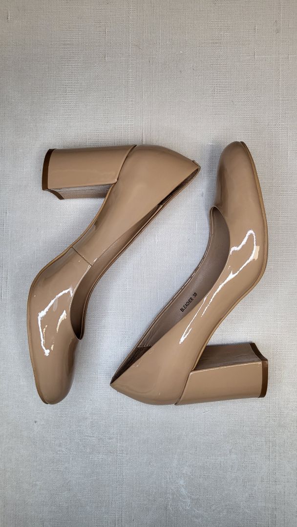 Tamara London Nude Patent Heel (38)