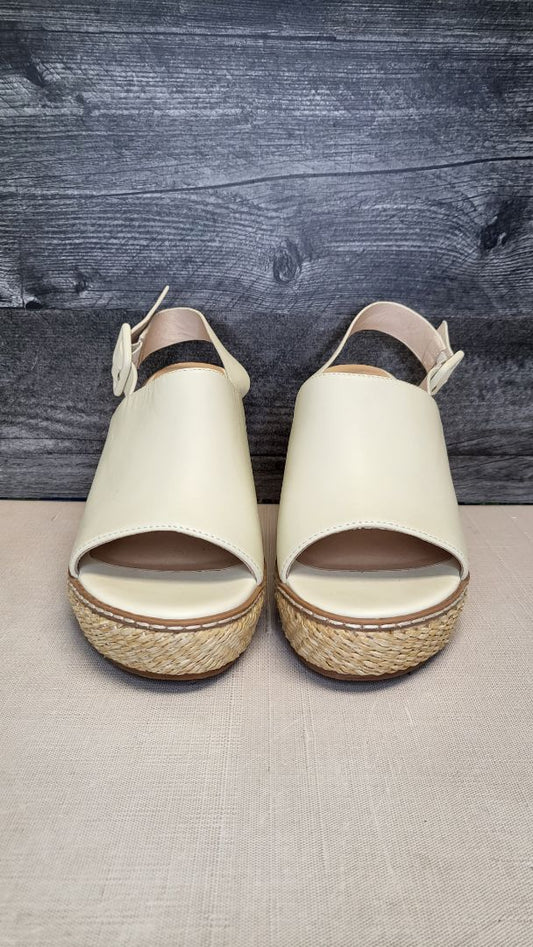 NUDE Butter Lemon Slingback Wedge NEW (38)
