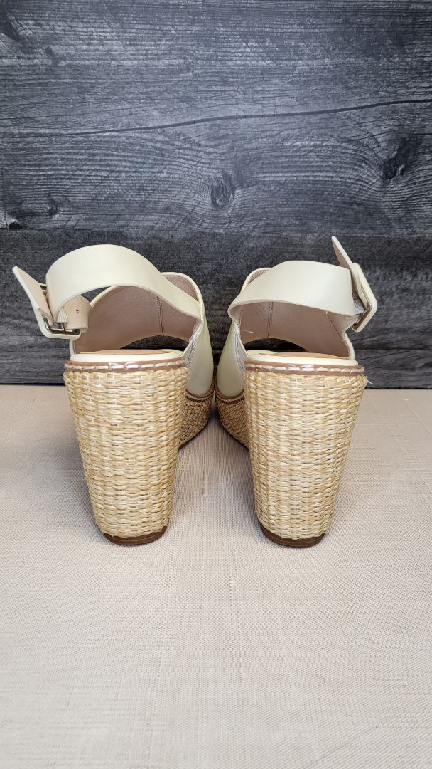 NUDE Butter Lemon Slingback Wedge NEW (38)