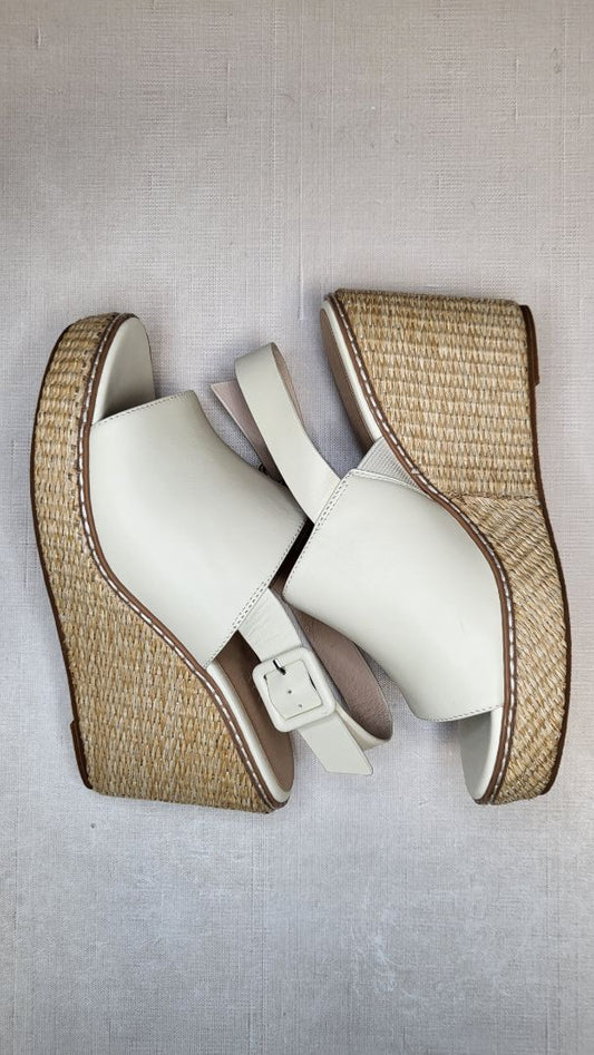 NUDE Butter Lemon Slingback Wedge NEW (38)