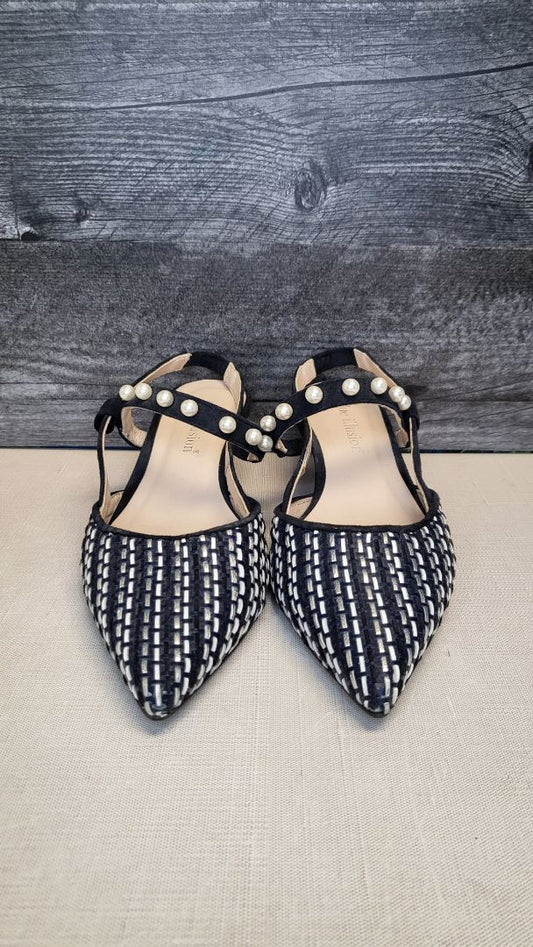 Blue Illusion Navy Kitten Heel (37)