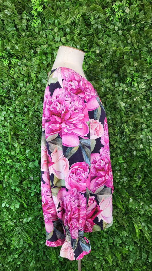 Annah Stretton Pink Floral Top (18-20)
