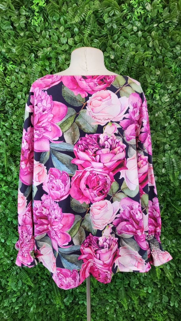 Annah Stretton Pink Floral Top (18-20)