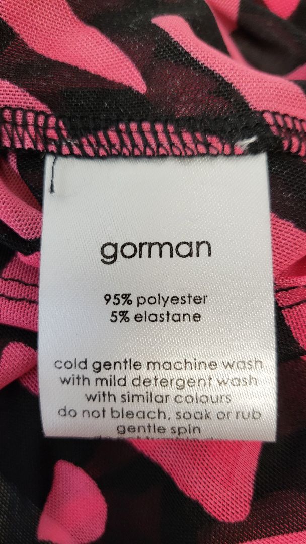 Gorman Pink/Black Floral Top (8)