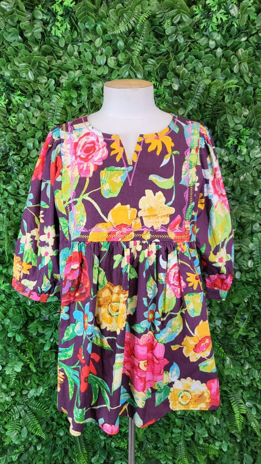 Prickle & Polly Multi Peasant Top (14-16)