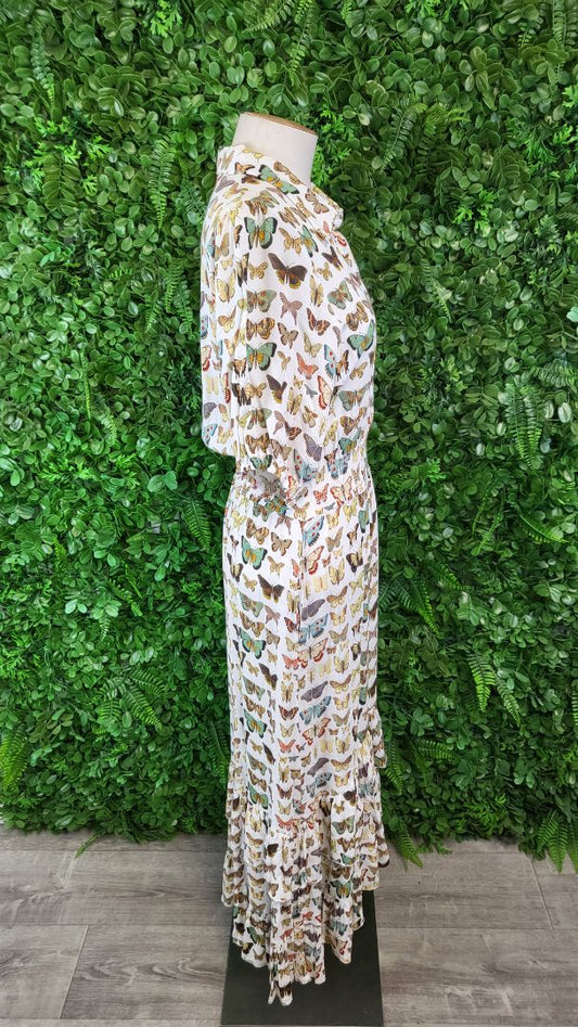 Fate + Becker Print Butterfly Dress BNWT (12)