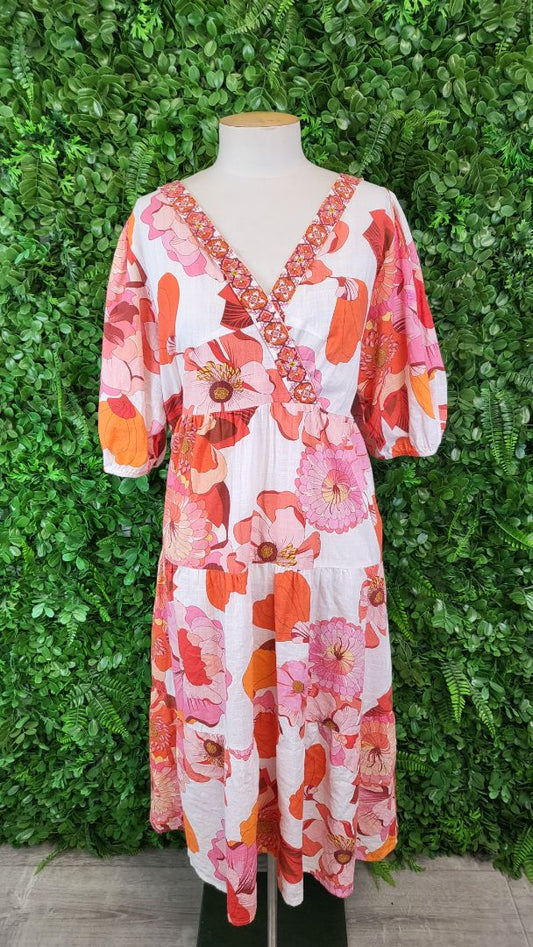 Hammock & Vine Floral Tiered Dress (14)