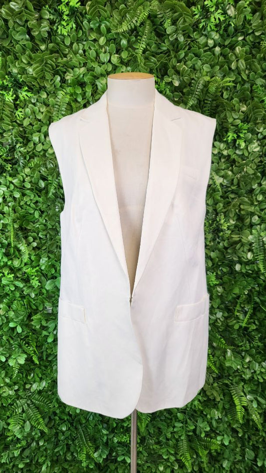 Country Road Cream Linen Blend Vest (14)