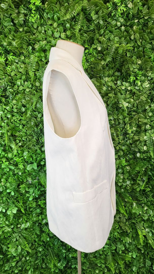 Country Road Cream Linen Blend Vest (14)