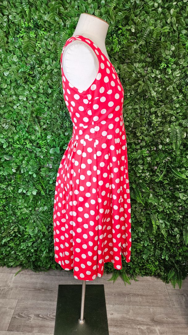 Timeless by Vanessa Tong Red Fit & Flare Dress (8)
