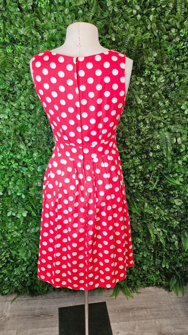 Timeless by Vanessa Tong Red Fit & Flare Dress (8)