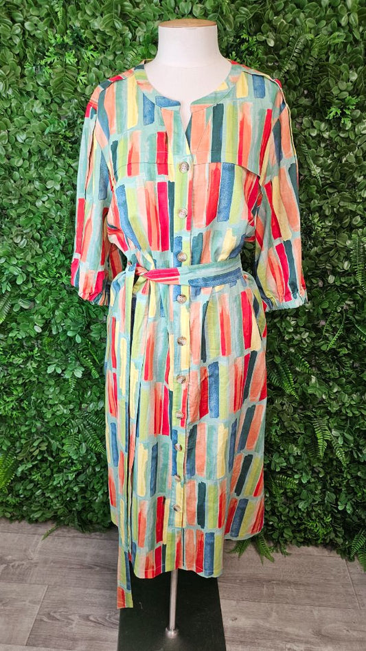 Newport Multi Button Thru Dress BNWT (18)