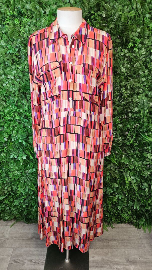 Jump Print Collared Dress (12)