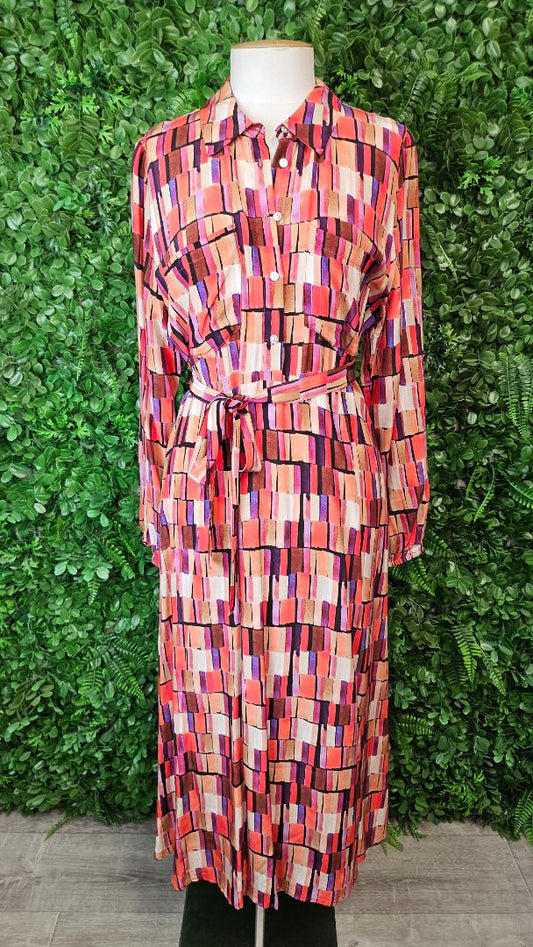 Jump Print Collared Dress (12)