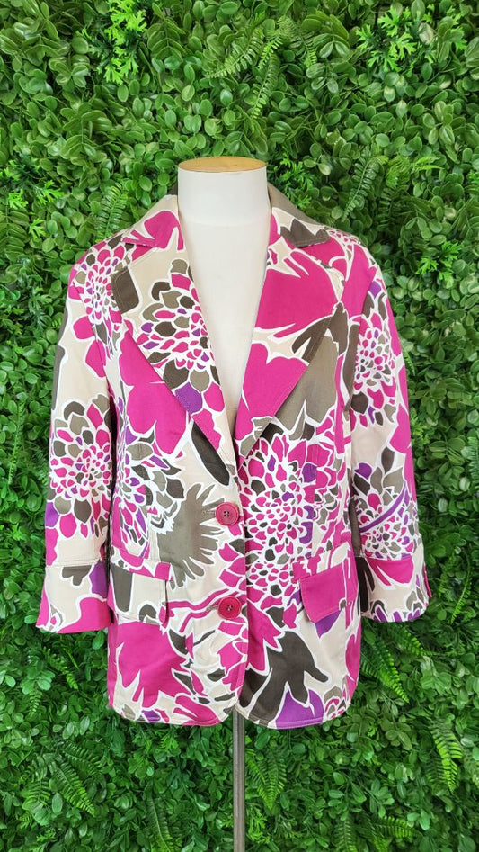 Frank Walder Multi Print Blazer (14-16)