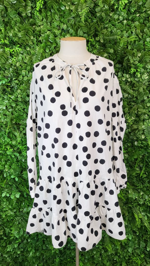 Nobodys Child White/Black Tiered Top (18)